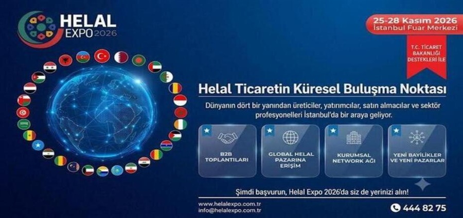 KOOPERATİFLERİN 12. DÜNYA HELAL ZİRVESİ VE HELAL EXPO 2026 İSTANBULDA DÜZENLENECEKTİR